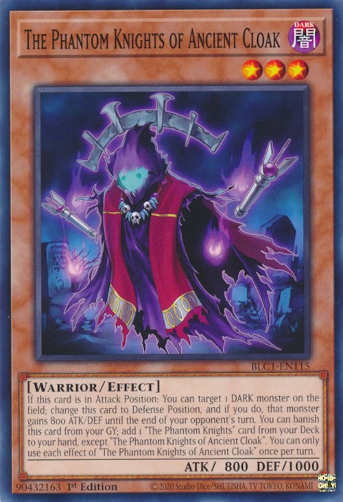 The Phantom Knights of Ancient Cloak [BLC1-EN115] Common | Good Games Adelaide SA