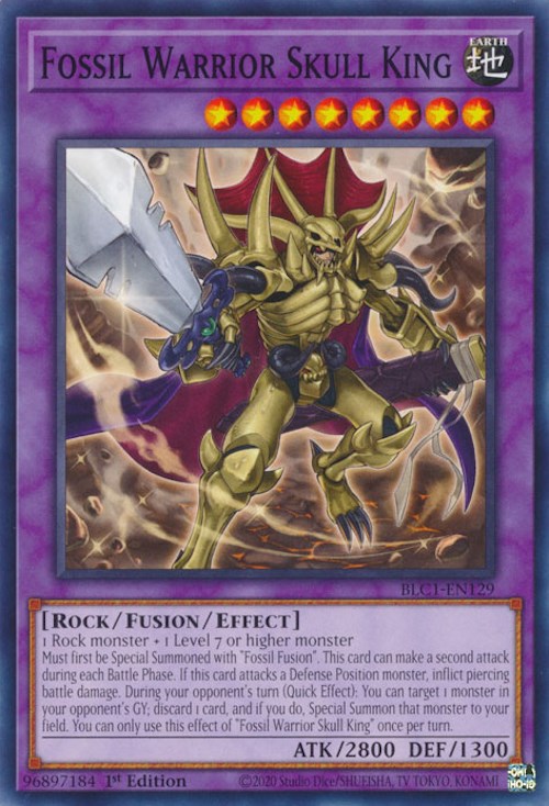 Fossil Warrior Skull King [BLC1-EN129] Common | Good Games Adelaide SA