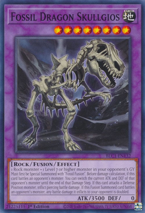 Fossil Dragon Skullgios [BLC1-EN132] Common | Good Games Adelaide SA