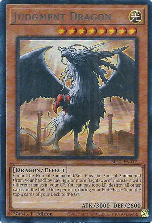 Judgment Dragon (Silver) [BLC1-EN012] Ultra Rare | Good Games Adelaide SA