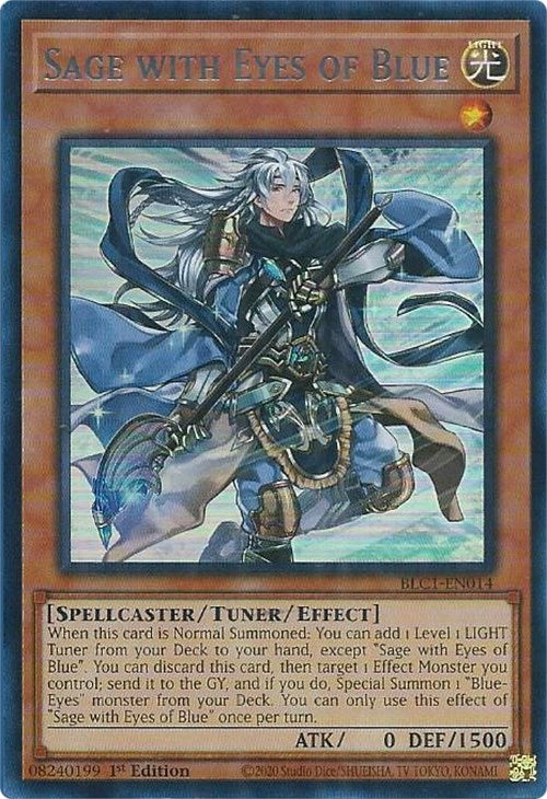 Sage with Eyes of Blue (Silver) [BLC1-EN014] Ultra Rare | Good Games Adelaide SA