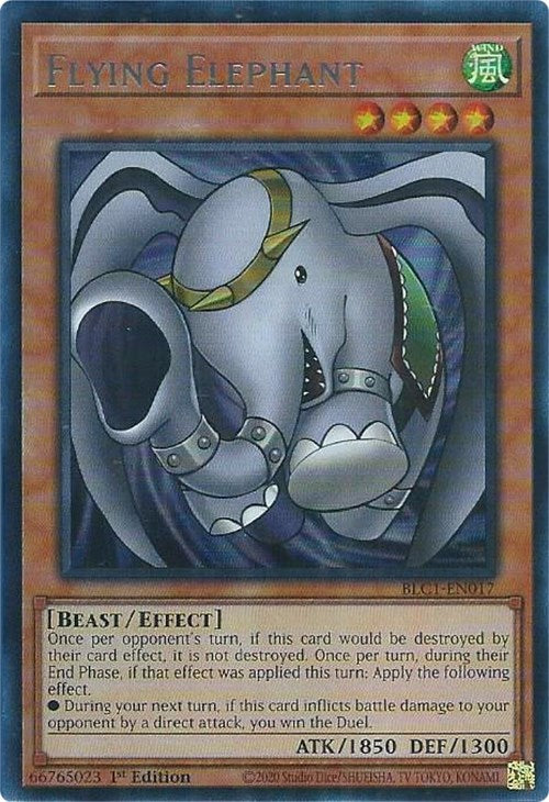 Flying Elephant (Silver) [BLC1-EN017] Ultra Rare | Good Games Adelaide SA
