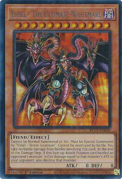 Yubel - The Ultimate Nightmare (Silver) [BLC1-EN029] Ultra Rare | Good Games Adelaide SA