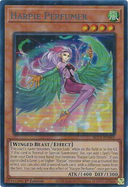 Harpie Perfumer (Silver) [BLC1-EN041] Ultra Rare | Good Games Adelaide SA