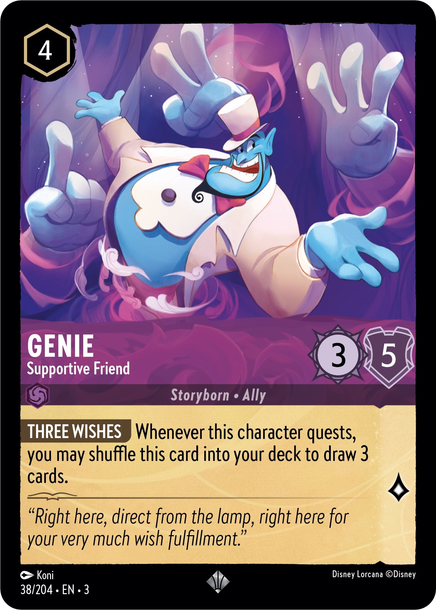 Genie - Supportive Friend (38/204) [Into the Inklands] | Good Games Adelaide SA