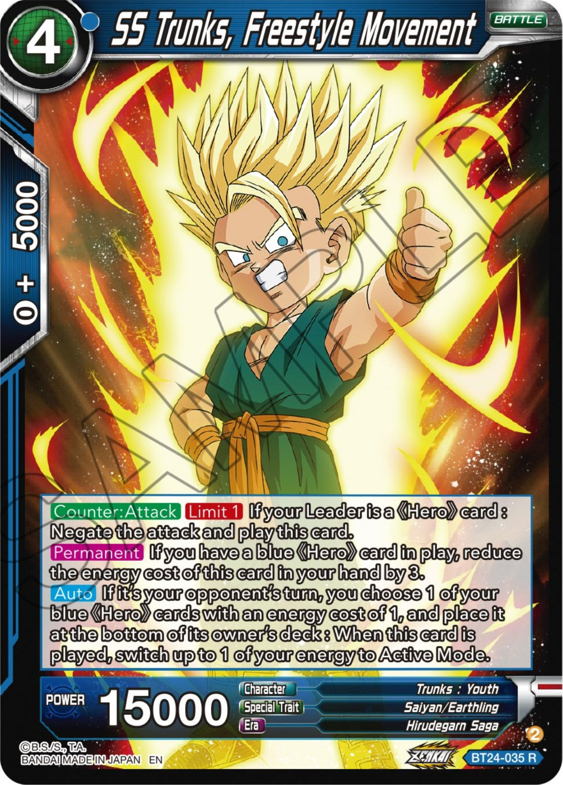 SS Trunks, Freestyle Movement (BT24-035) [Beyond Generations] | Good Games Adelaide SA
