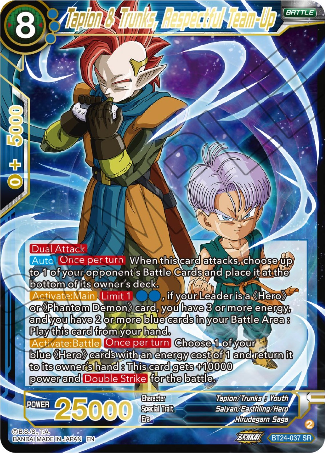 Tapin & Trunks, Respectful Team-Up (BT24-037) [Beyond Generations] | Good Games Adelaide SA