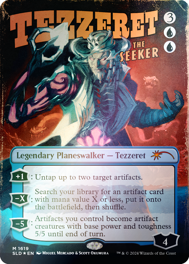 Tezzeret the Seeker (1619) (Rainbow Foil) [Secret Lair Drop Series] | Good Games Adelaide SA