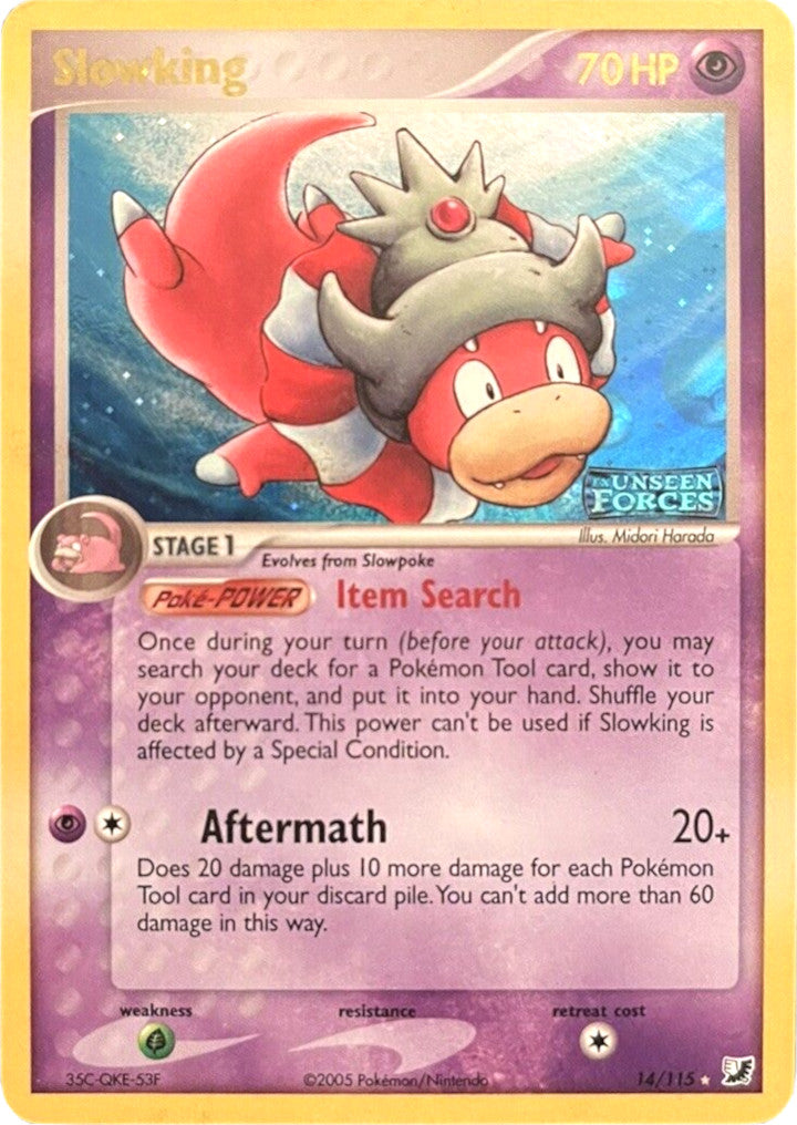 Slowking (14/115) (Stamped) [EX: Unseen Forces] | Good Games Adelaide SA