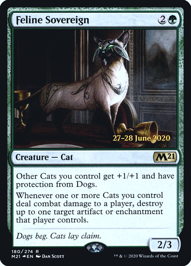 Feline Sovereign  [Core Set 2021 Prerelease Promos] | Good Games Adelaide SA