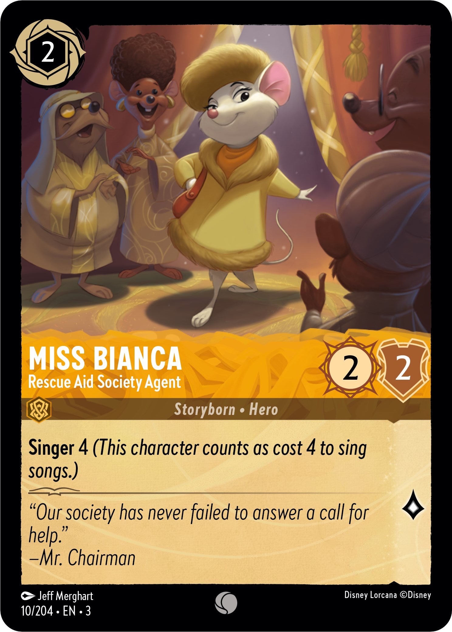 Miss Bianca - Rescue Aid Society Agent (10/204) [Into the Inklands] | Good Games Adelaide SA