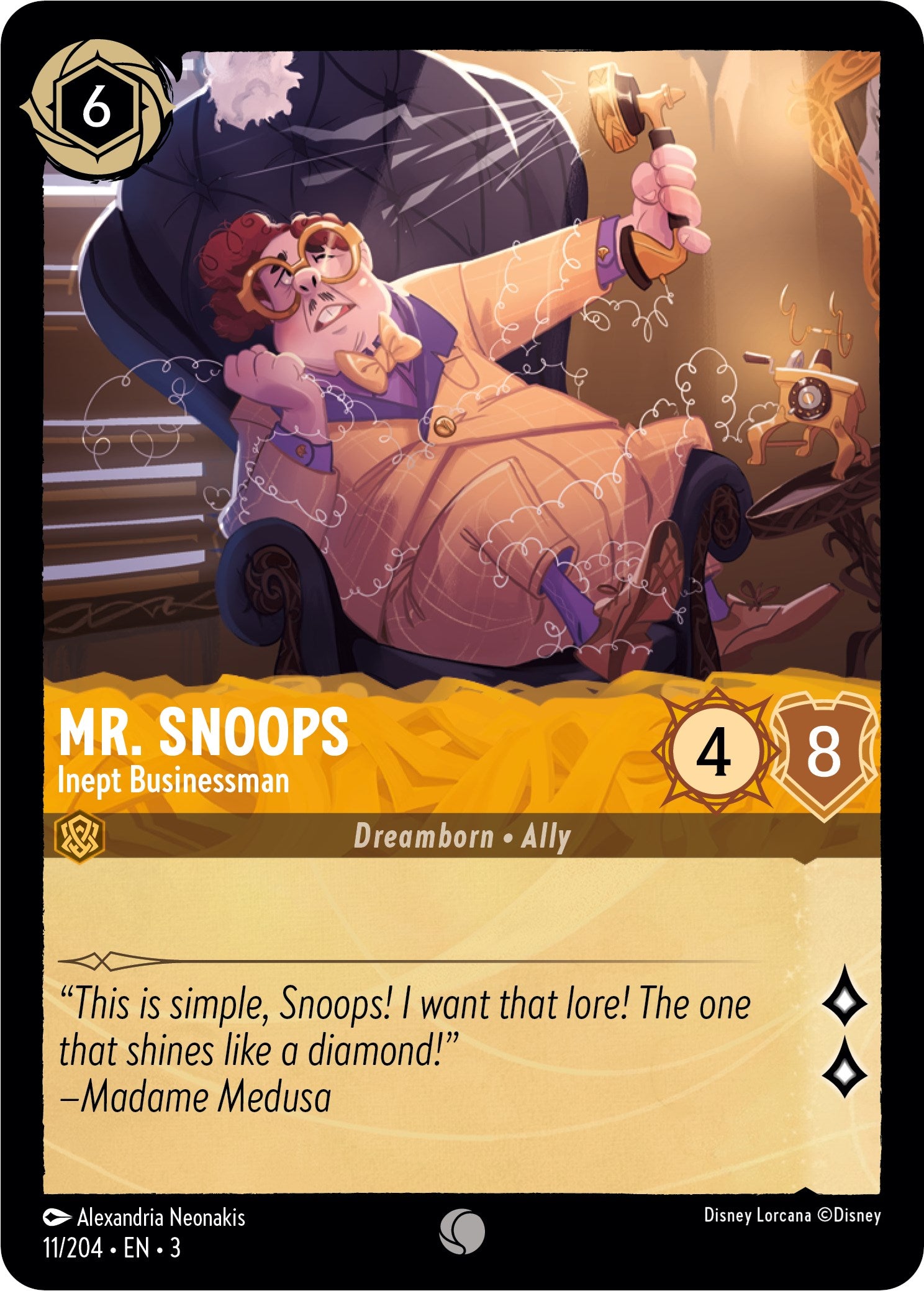 Mr. Snoops - Inept Businessman (11/204) [Into the Inklands] | Good Games Adelaide SA