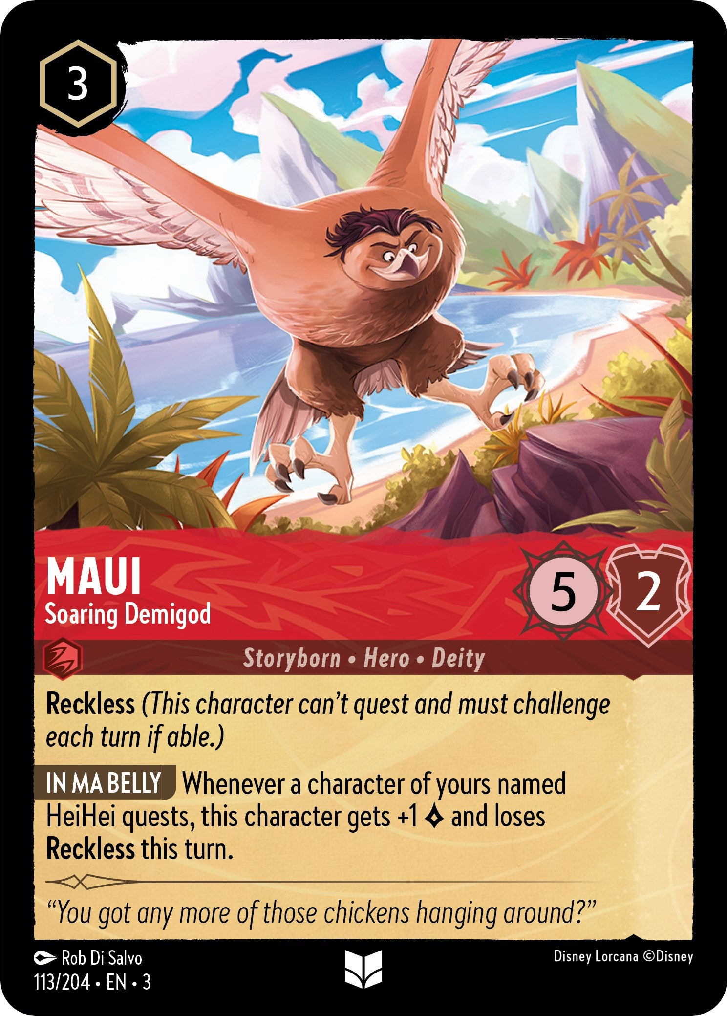 Maui - Soaring Demigod (113//204) [Into the Inklands] | Good Games Adelaide SA