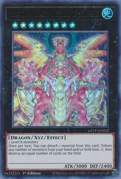 Hieratic Sun Dragon Overlord of Heliopolis [GFTP-EN052] Ultra rare | Good Games Adelaide SA