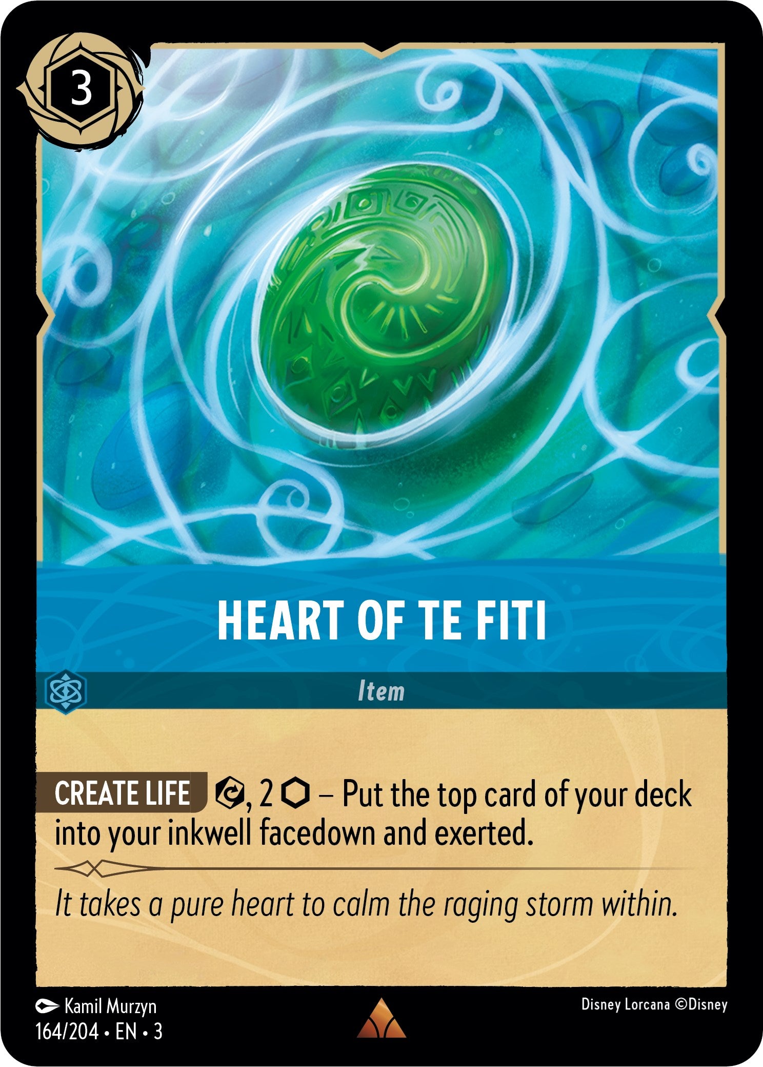 Heart of Te Fiti (164//204) [Into the Inklands] | Good Games Adelaide SA