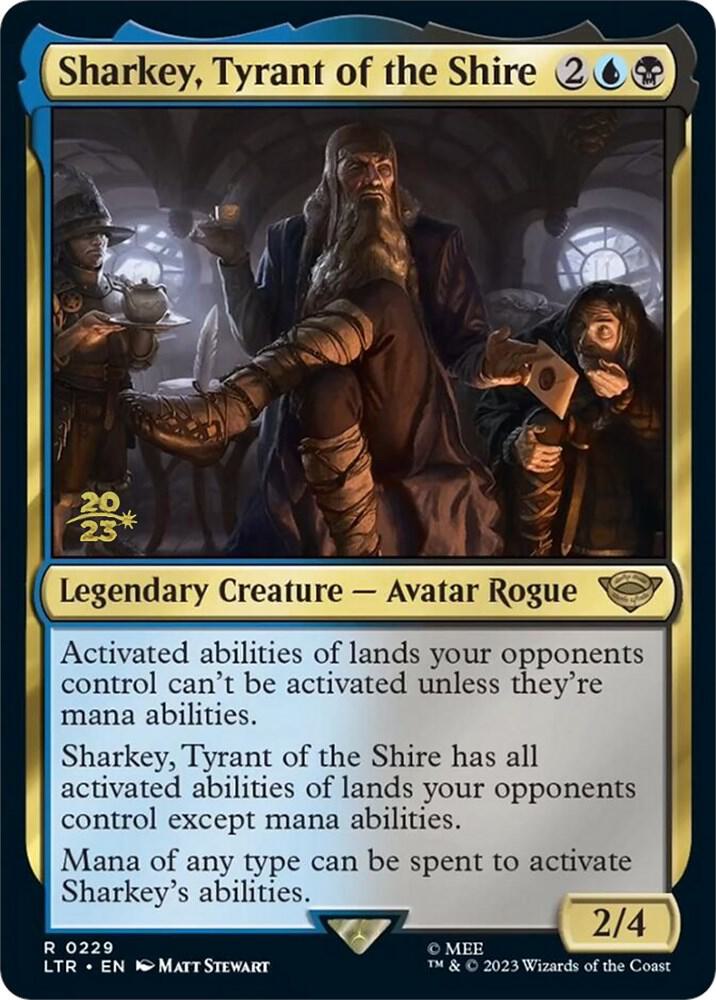 Sharkey Tyrant of the Shire 229 (Prerelease Cards)  - Foil | Good Games Adelaide SA