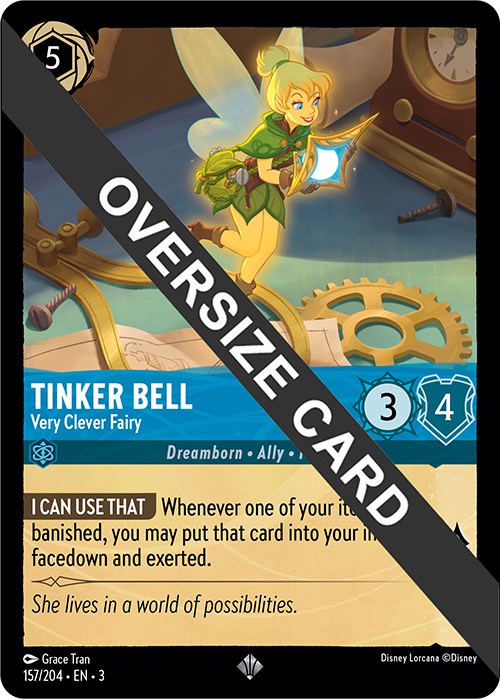 Tinker Bell - Very Clever Fairy (Oversized) (157/204) [Into the Inklands] | Good Games Adelaide SA