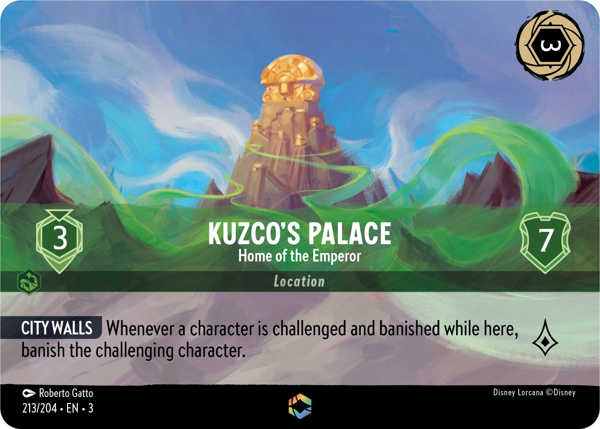 Kuzco's Palace - Home of the Emperor (Enchanted) (213/204) [Into the Inklands] | Good Games Adelaide SA