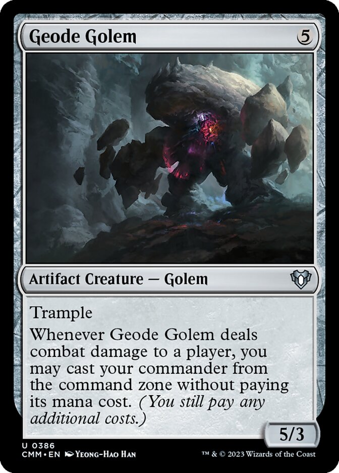 Geode Golem 386 (Commander Masters)  - Foil | Good Games Adelaide SA