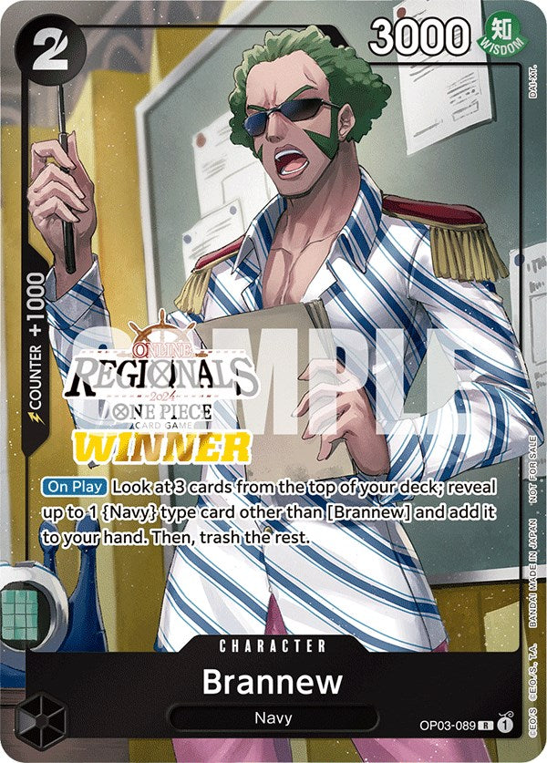 Brannew (Online Regional 2024) [Winner] [One Piece Promotion Cards] | Good Games Adelaide SA
