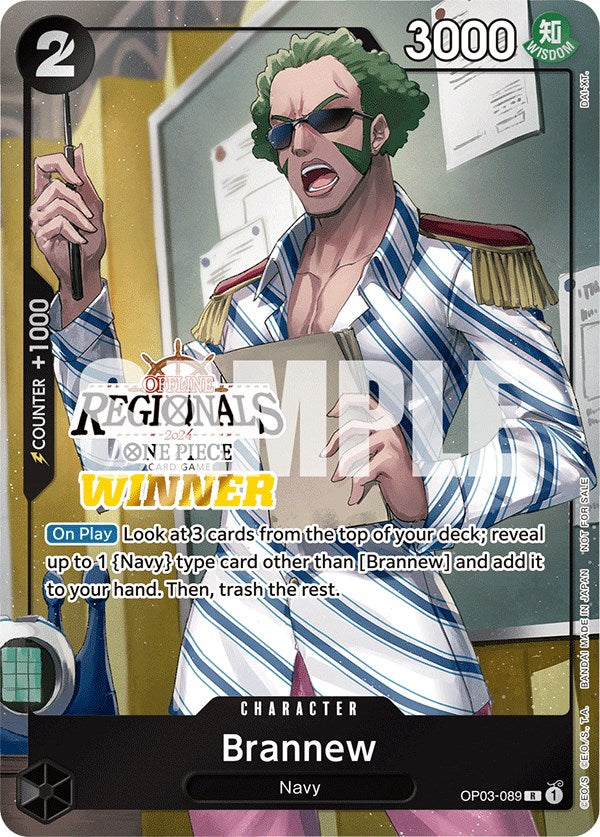 Brannew (Offline Regional 2024) [Winner] [One Piece Promotion Cards] | Good Games Adelaide SA