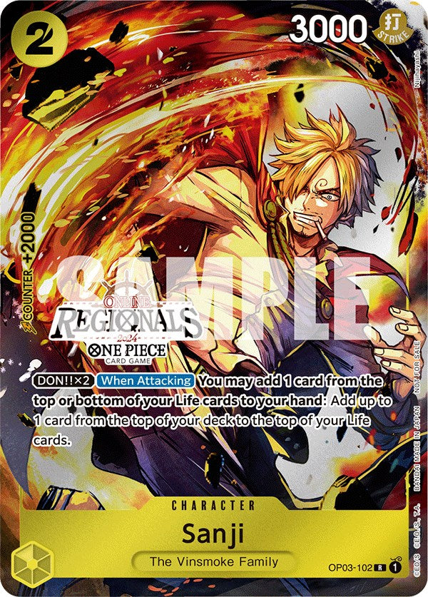 Sanji (Online Regional 2024) [Participant] [One Piece Promotion Cards] | Good Games Adelaide SA
