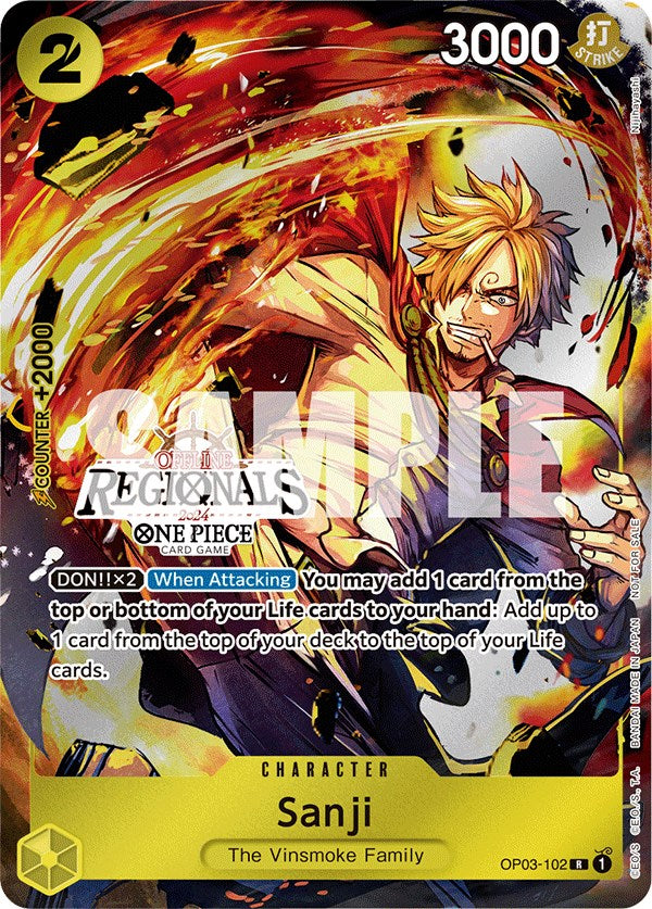 Sanji (Offline Regional 2024) [Participant] [One Piece Promotion Cards] | Good Games Adelaide SA