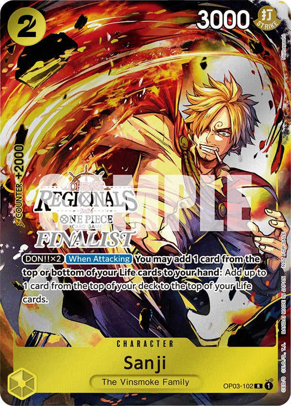 Sanji (Offline Regional 2024) [Finalist] [One Piece Promotion Cards] | Good Games Adelaide SA