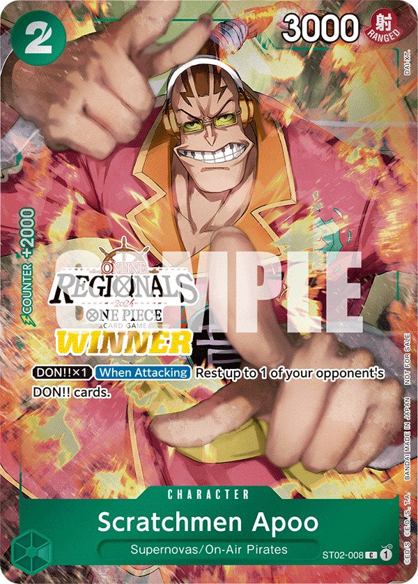 Scratchmen Apoo (Online Regional 2024) [Winner] [One Piece Promotion Cards] | Good Games Adelaide SA