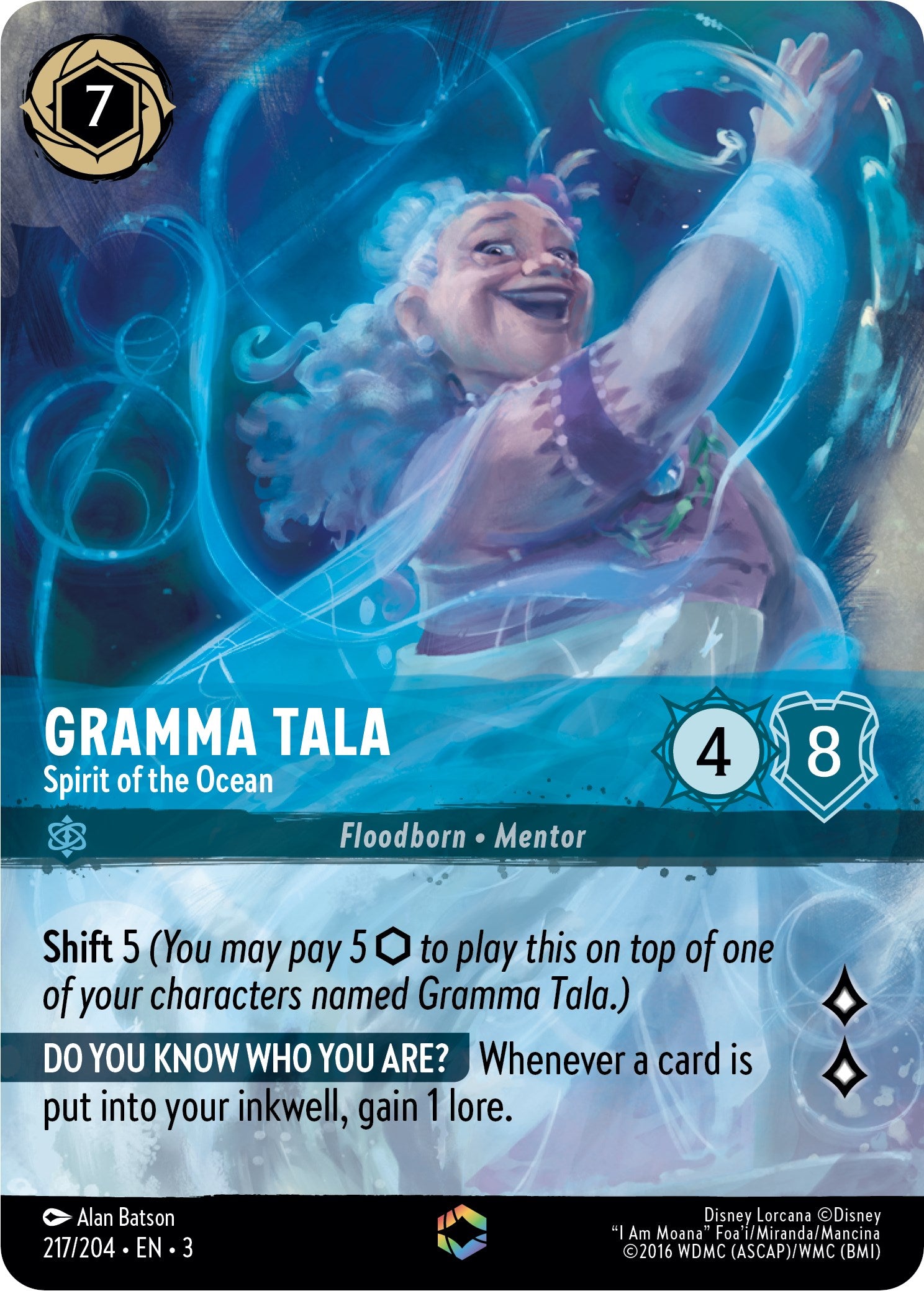 Gramma Tala - Spirit of the Ocean (Enchanted) (217/204) [Into the Inklands] | Good Games Adelaide SA
