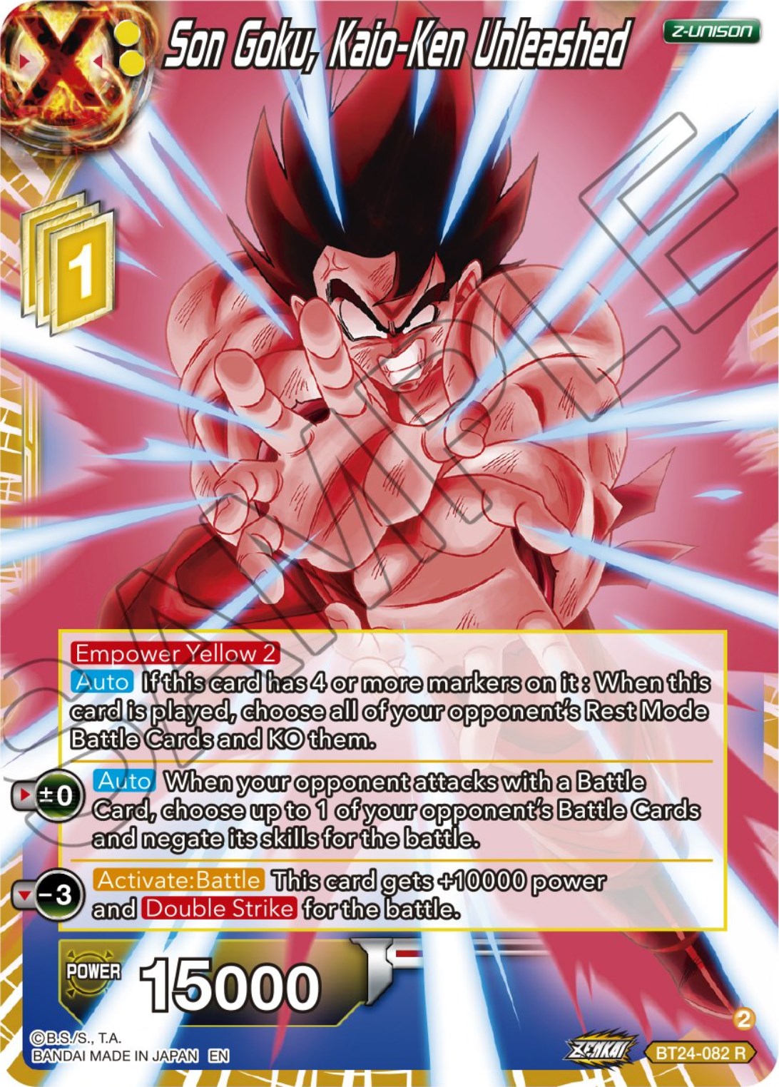 Son Goku, Kaio-Ken Unleashed (BT24-082) [Beyond Generations] | Good Games Adelaide SA