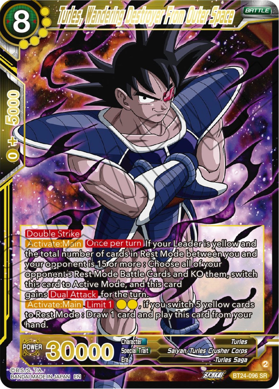 Turles, Wandering Destroyer From Outer Space (BT24-096) [Beyond Generations] | Good Games Adelaide SA