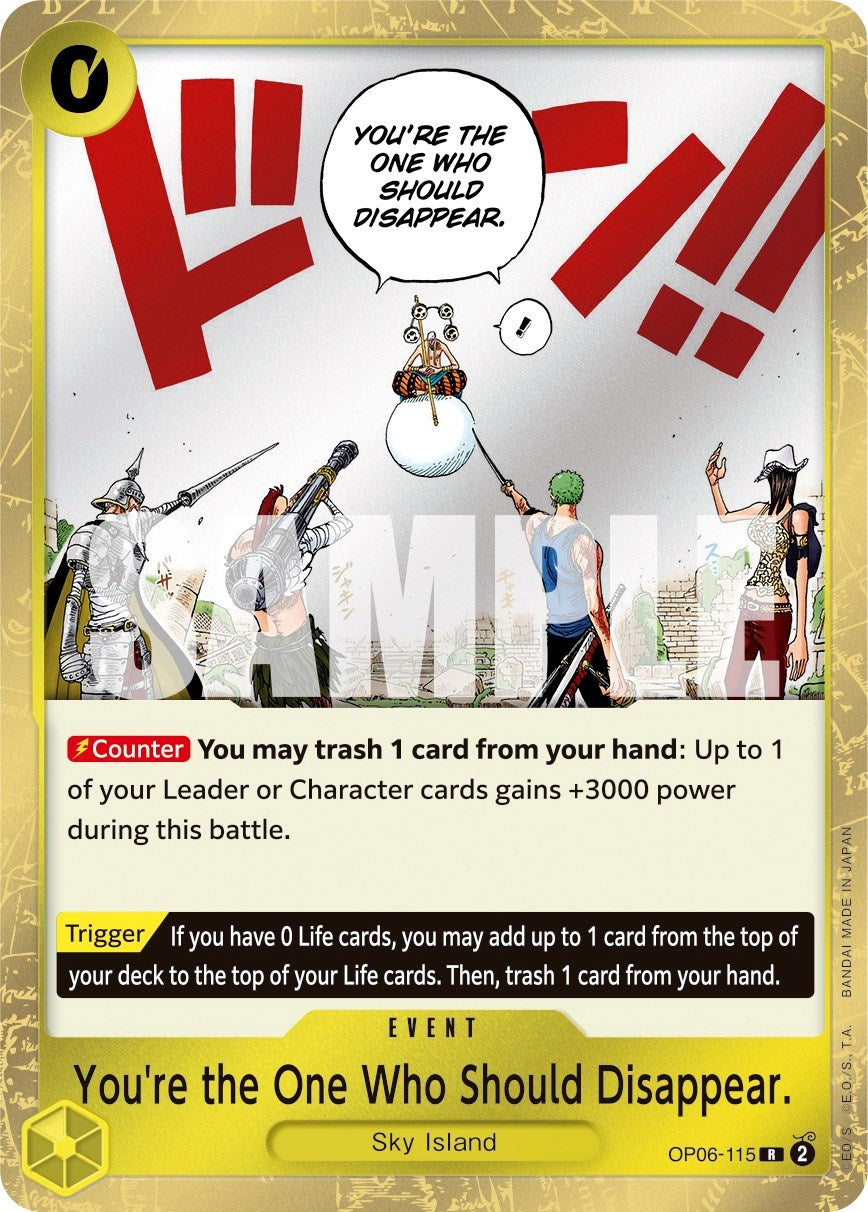 You're the One Who Should Disappear [Wings of the Captain] | Good Games Adelaide SA