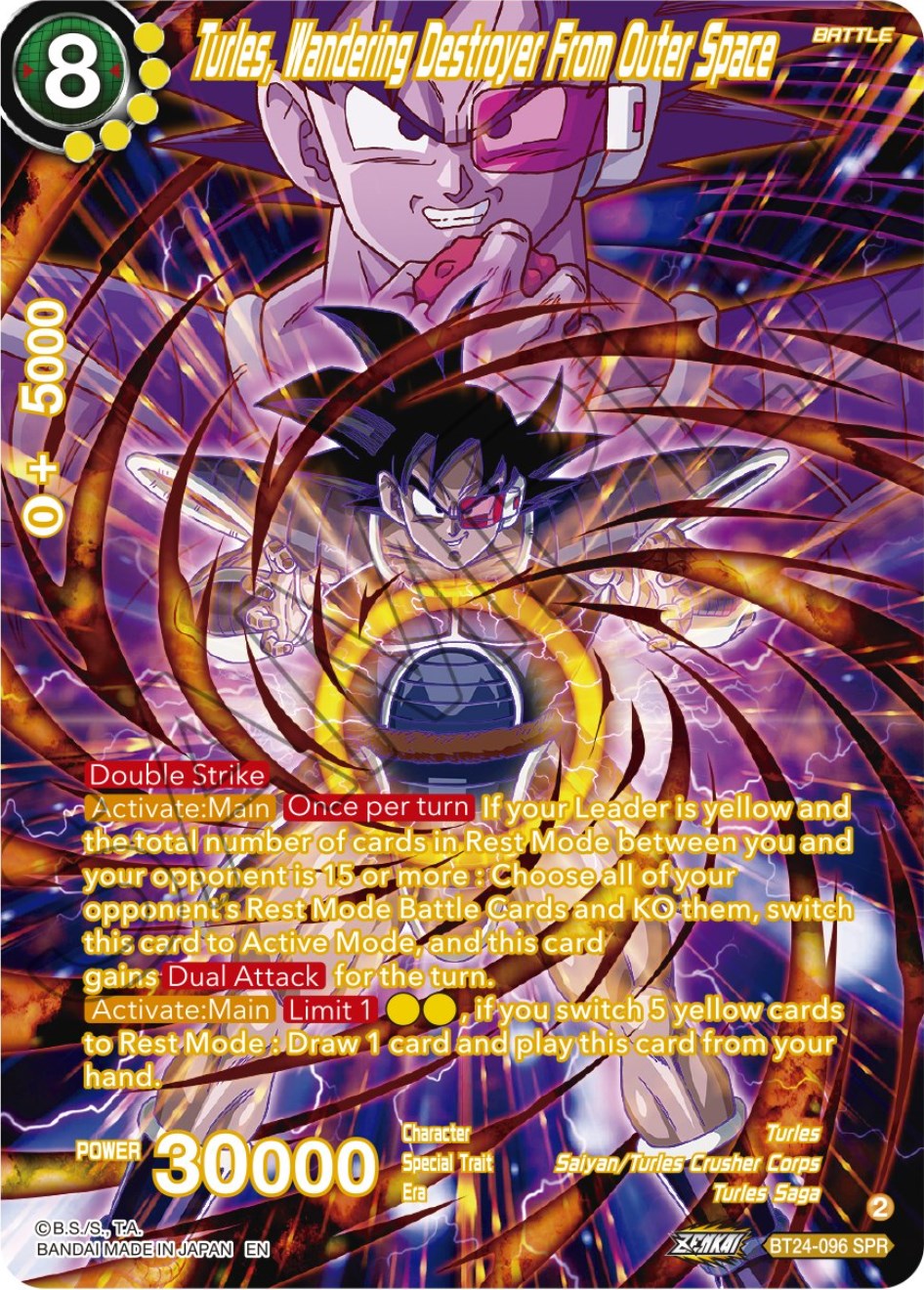 Turles, Wandering Destroyer From Outer Space (SPR) (BT24-096) [Beyond Generations] | Good Games Adelaide SA