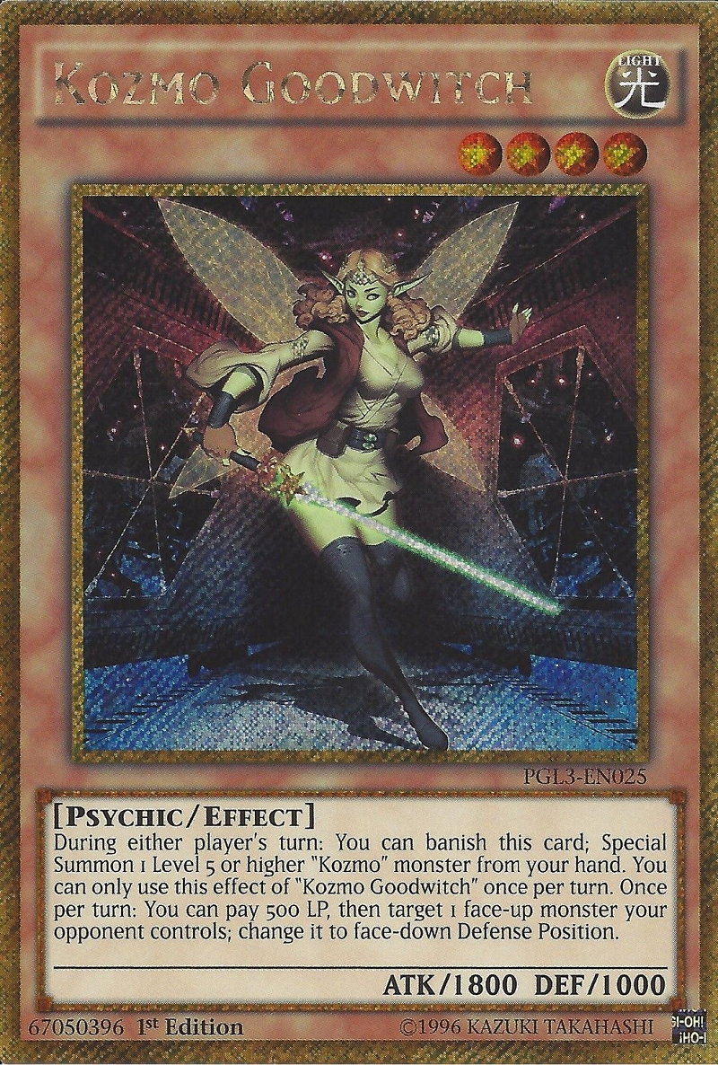 Kozmo Goodwitch [PGL3-EN025] Gold Secret Rare | Good Games Adelaide SA