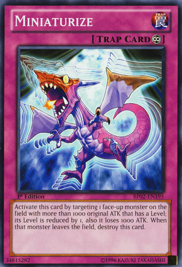 Miniaturize [BP02-EN195] Mosaic Rare | Good Games Adelaide SA