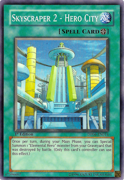 Skyscraper 2 - Hero City [DP06-EN014] Super Rare | Good Games Adelaide SA