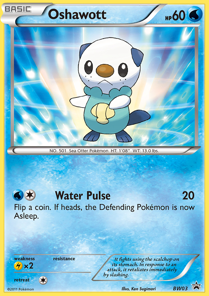 Oshawott (BW03) [Black & White: Black Star Promos] | Good Games Adelaide SA