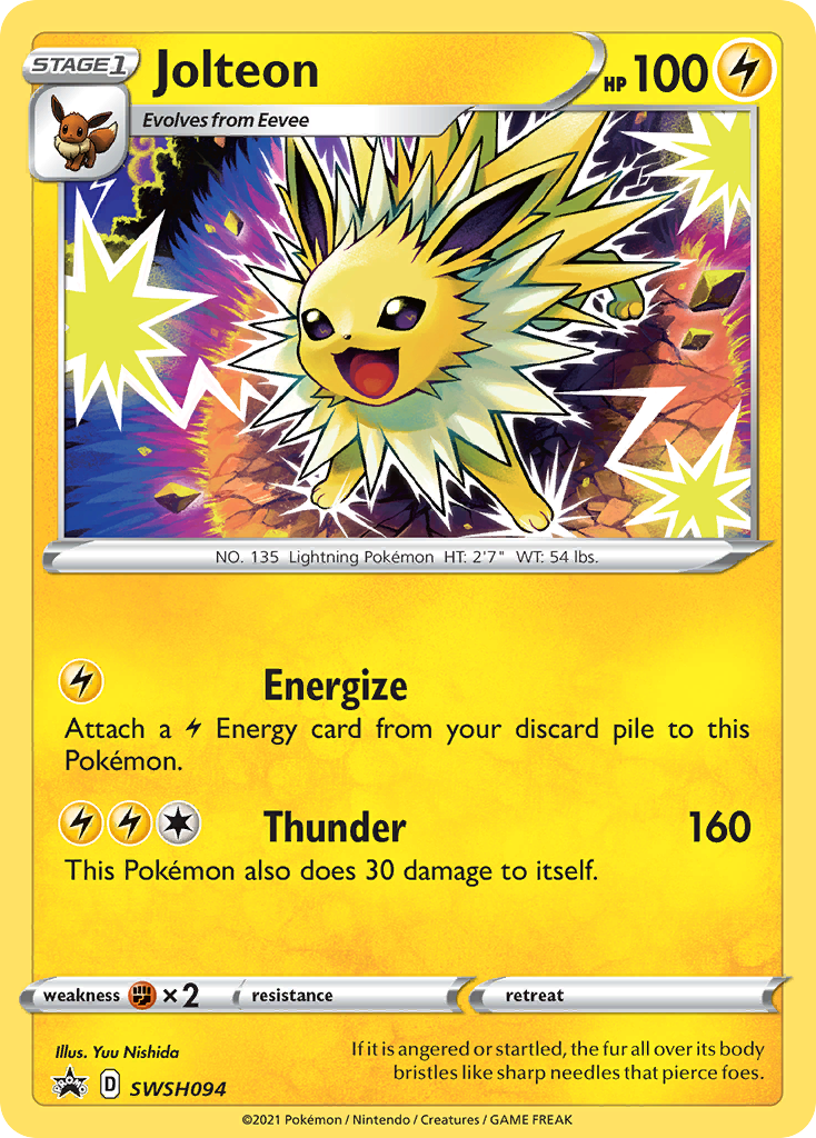 Jolteon (SWSH094) [Sword & Shield: Black Star Promos] | Good Games Adelaide SA