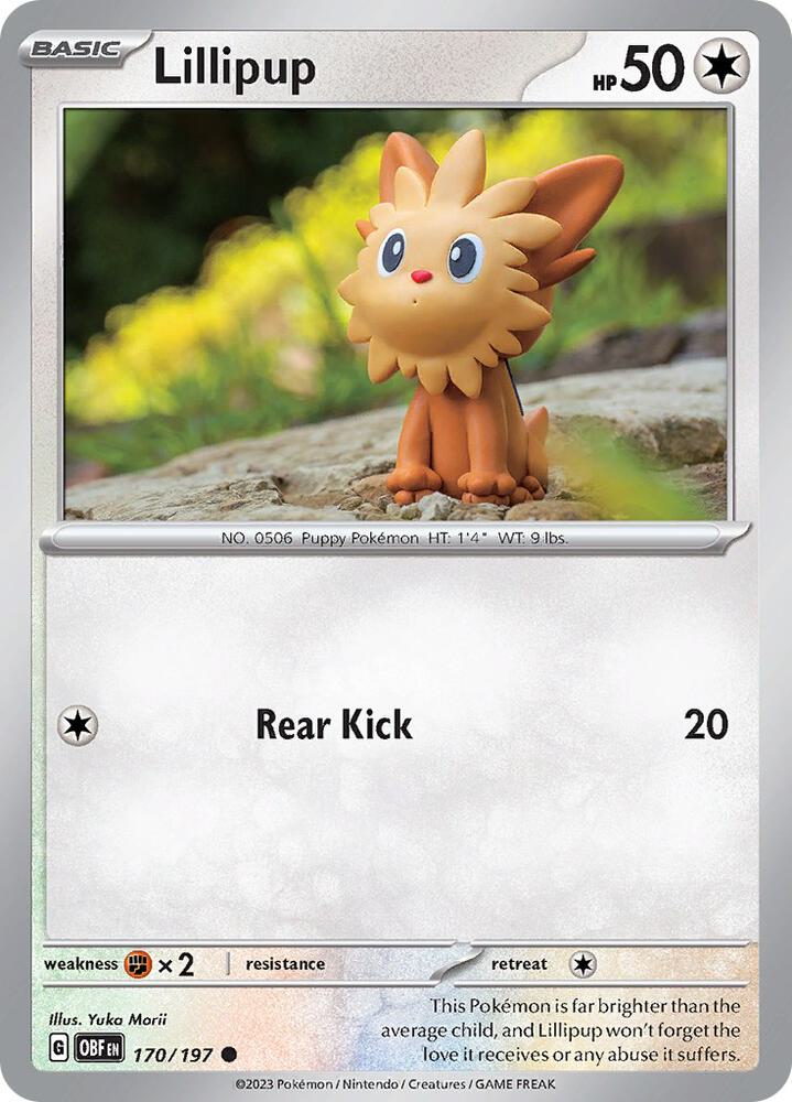 Lillipup 170/197 (SV03: Obsidian Flames)  | Good Games Adelaide SA