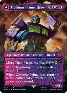 Optimus Prime Hero Shattered Glass 27 (Universes Beyond: Transformers)  - Foil | Good Games Adelaide SA
