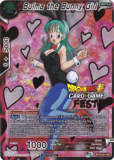 Bulma the Bunny Girl (Card Game Fest 2022) (BT10-011) [Tournament Promotion Cards] | Good Games Adelaide SA