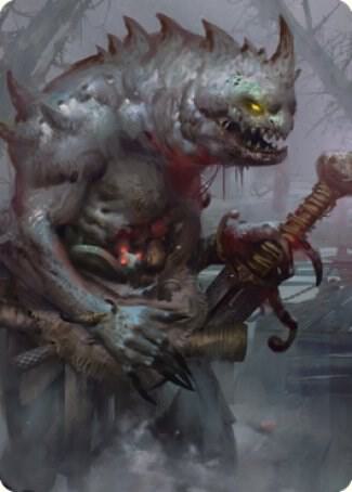 Gray Slaad Art Card 15 (Art Series: Commander Legends: Battle for Baldur's Gate)  | Good Games Adelaide SA