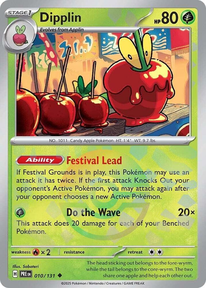 Dipplin (010/131) (Poke Ball Pattern) [Scarlet & Violet: Prismatic Evolutions] | Good Games Adelaide SA