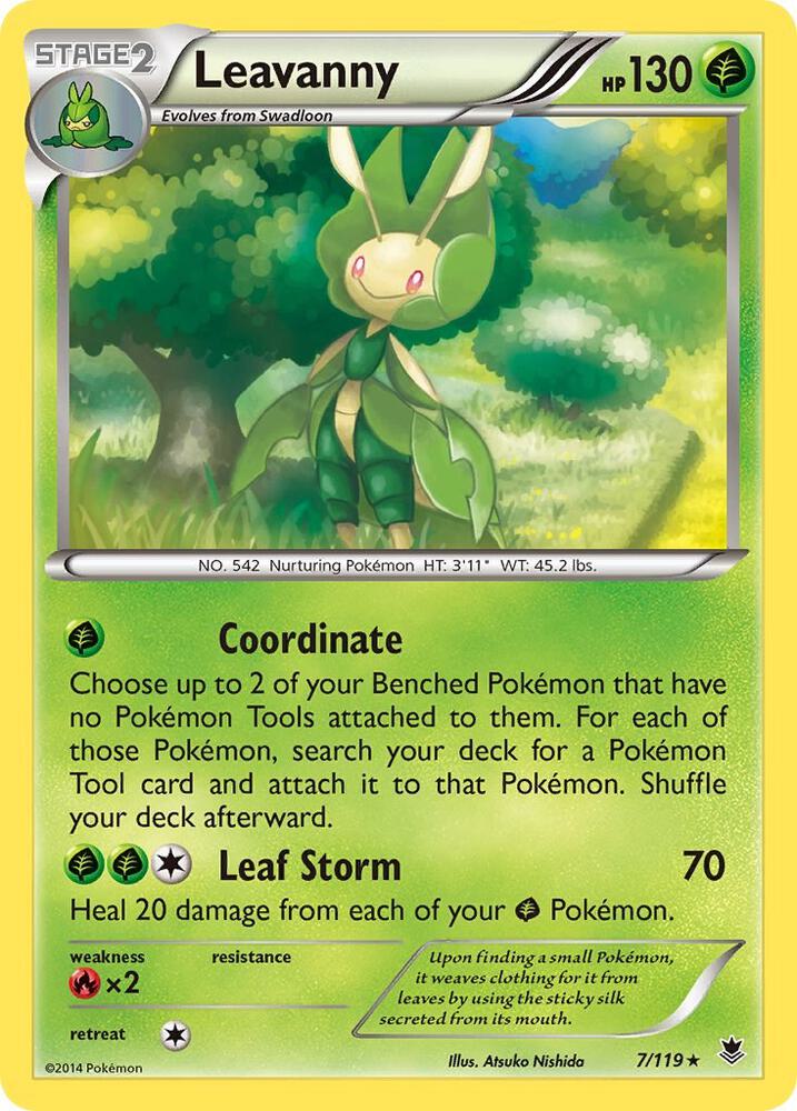 Leavanny 7/119 (XY - Phantom Forces)  | Good Games Adelaide SA