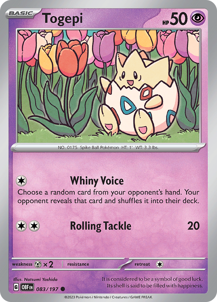 Togepi (083/197) [Scarlet & Violet: Obsidian Flames] | Good Games Adelaide SA