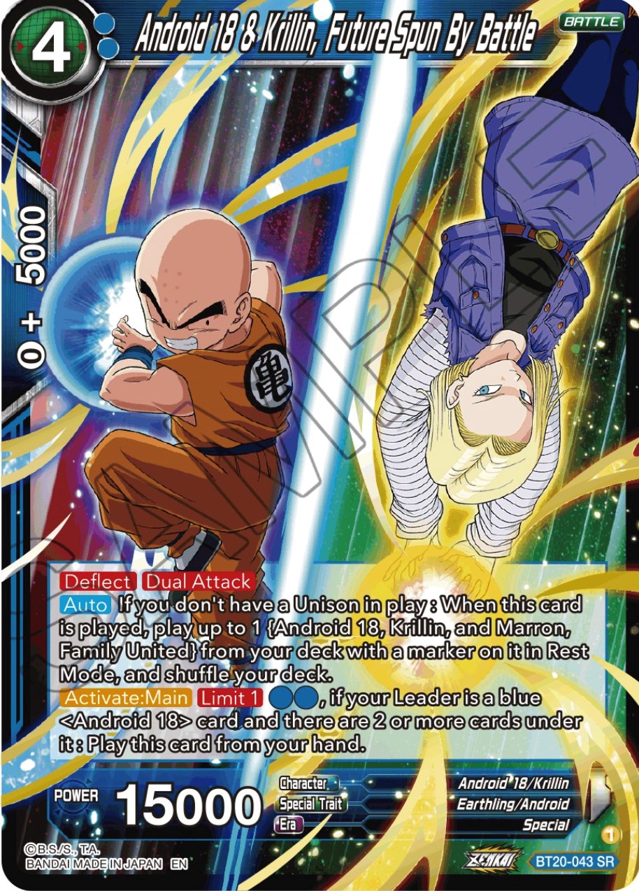 Android 18 & Krillin, Future Spun By Battle (BT20-043) [Power Absorbed] | Good Games Adelaide SA
