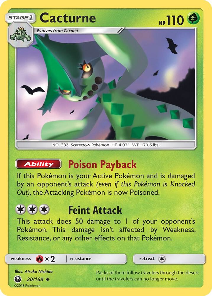 Cacturne 20/168 (SM - Celestial Storm)  | Good Games Adelaide SA