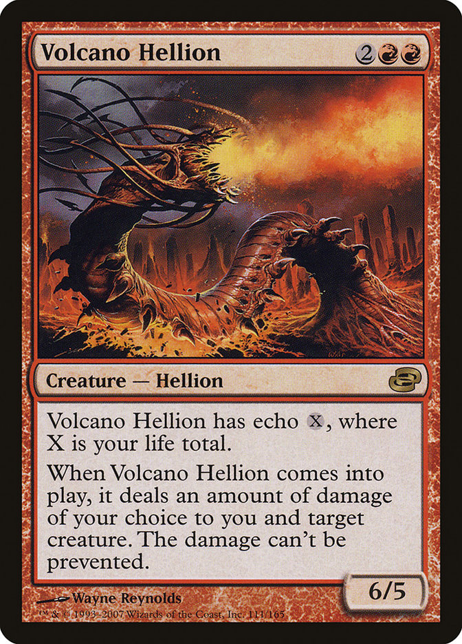 Volcano Hellion 111 (Planar Chaos)  - Foil | Good Games Adelaide SA