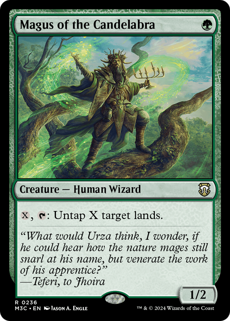 Magus of the Candelabra (Ripple Foil) [Modern Horizons 3 Commander] | Good Games Adelaide SA
